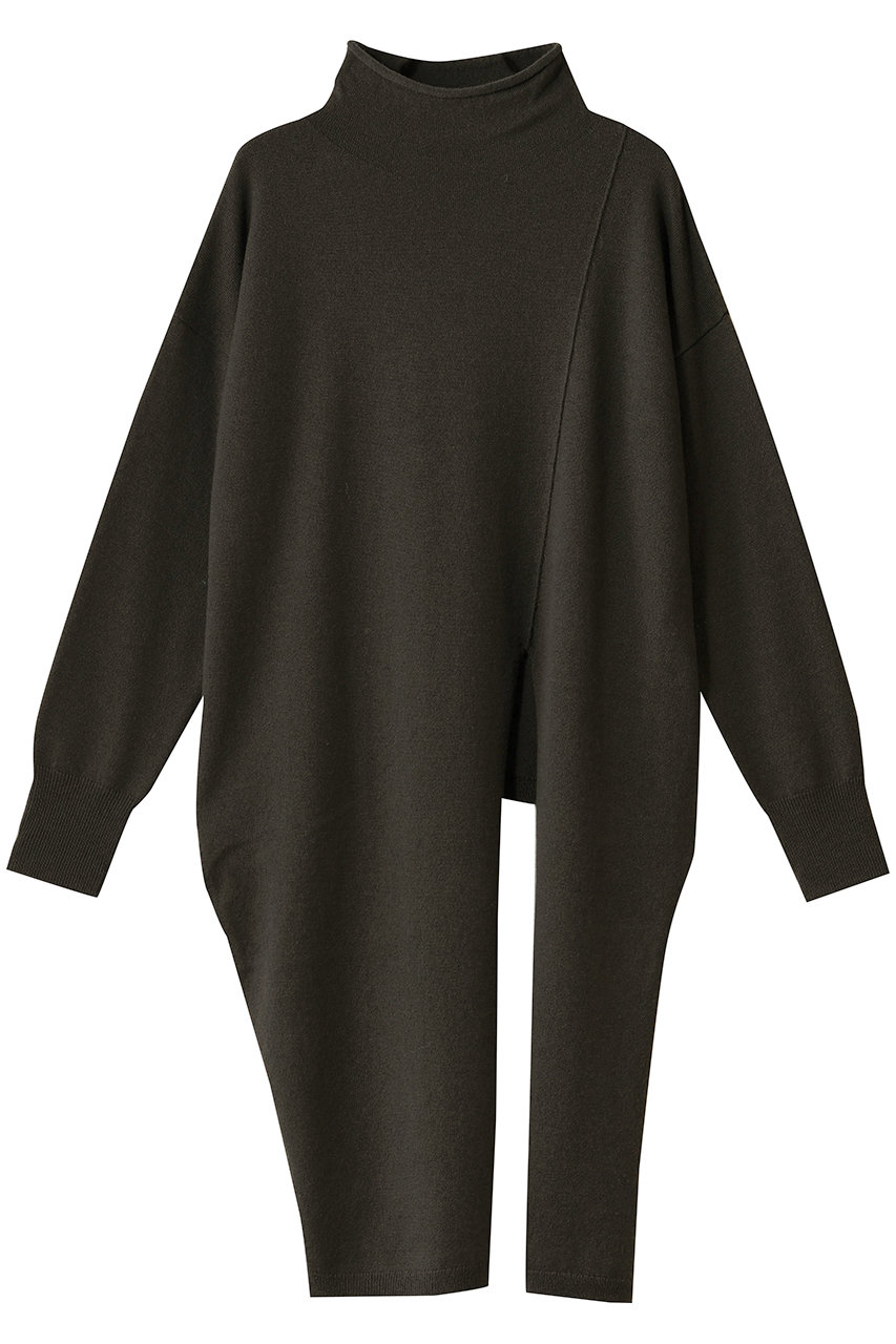 esteta 【小さいサイズ】クロスニット (カーキ, 32) エステータ ELLE SHOP