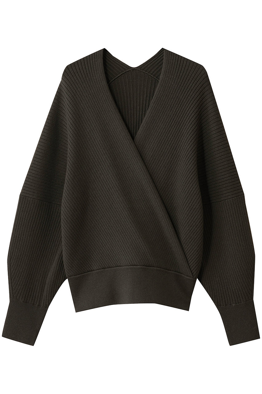 esteta カシュクール ニット (カーキ, 38) エステータ ELLE SHOP