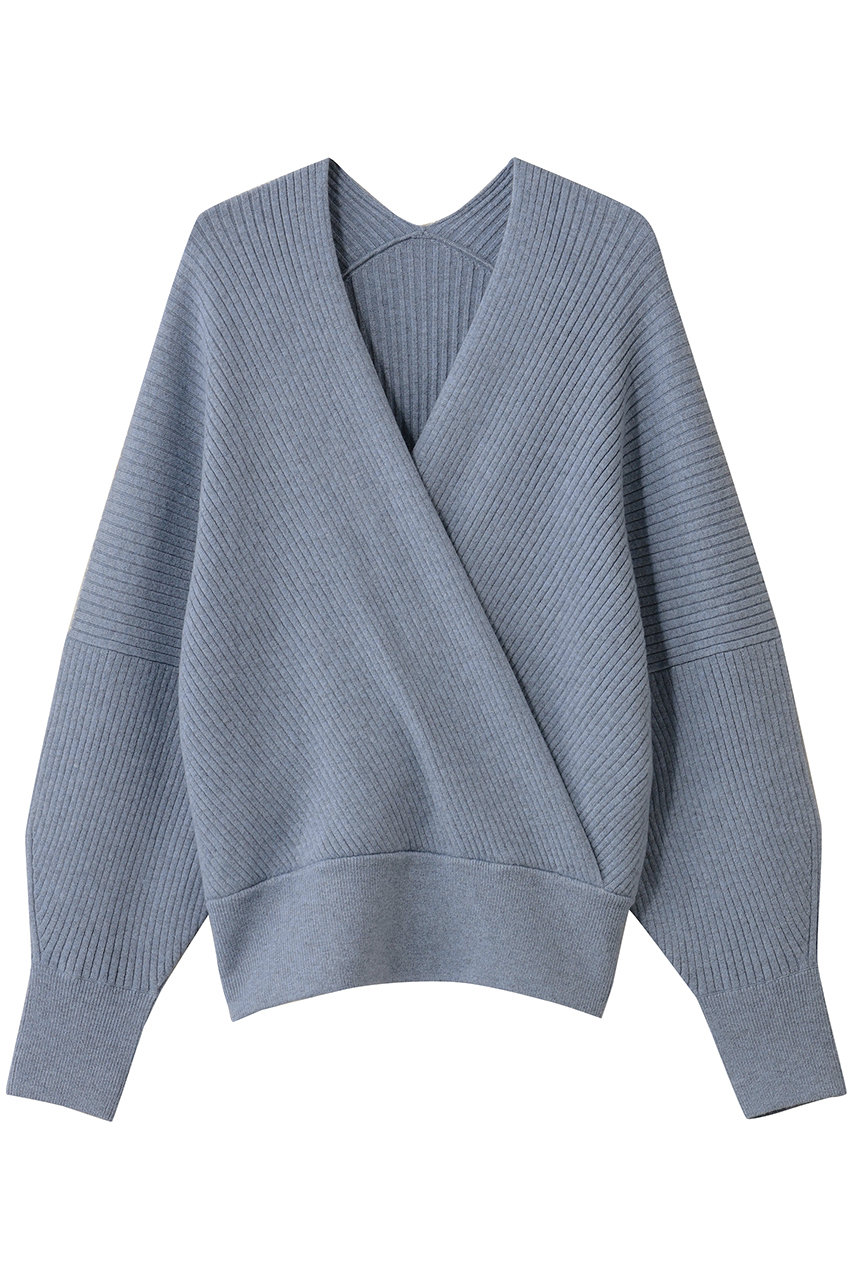 esteta カシュクール ニット (スチールブルー, 38) エステータ ELLE SHOP