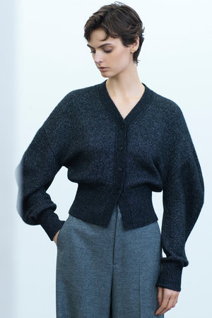 エステータ/estetaの【小さいサイズ】シャイニーカーディガン(110300/110303)