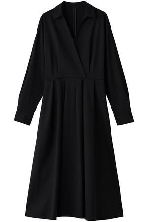 エステータ/estetaの【大きいサイズ】ウールトロドライストレッチ カシュクールシャツ ワンピース(110500/110503)