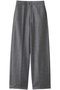 【大きいサイズ】ウールツイルジャージー ワイドパンツ エステータ/esteta スレートグレー