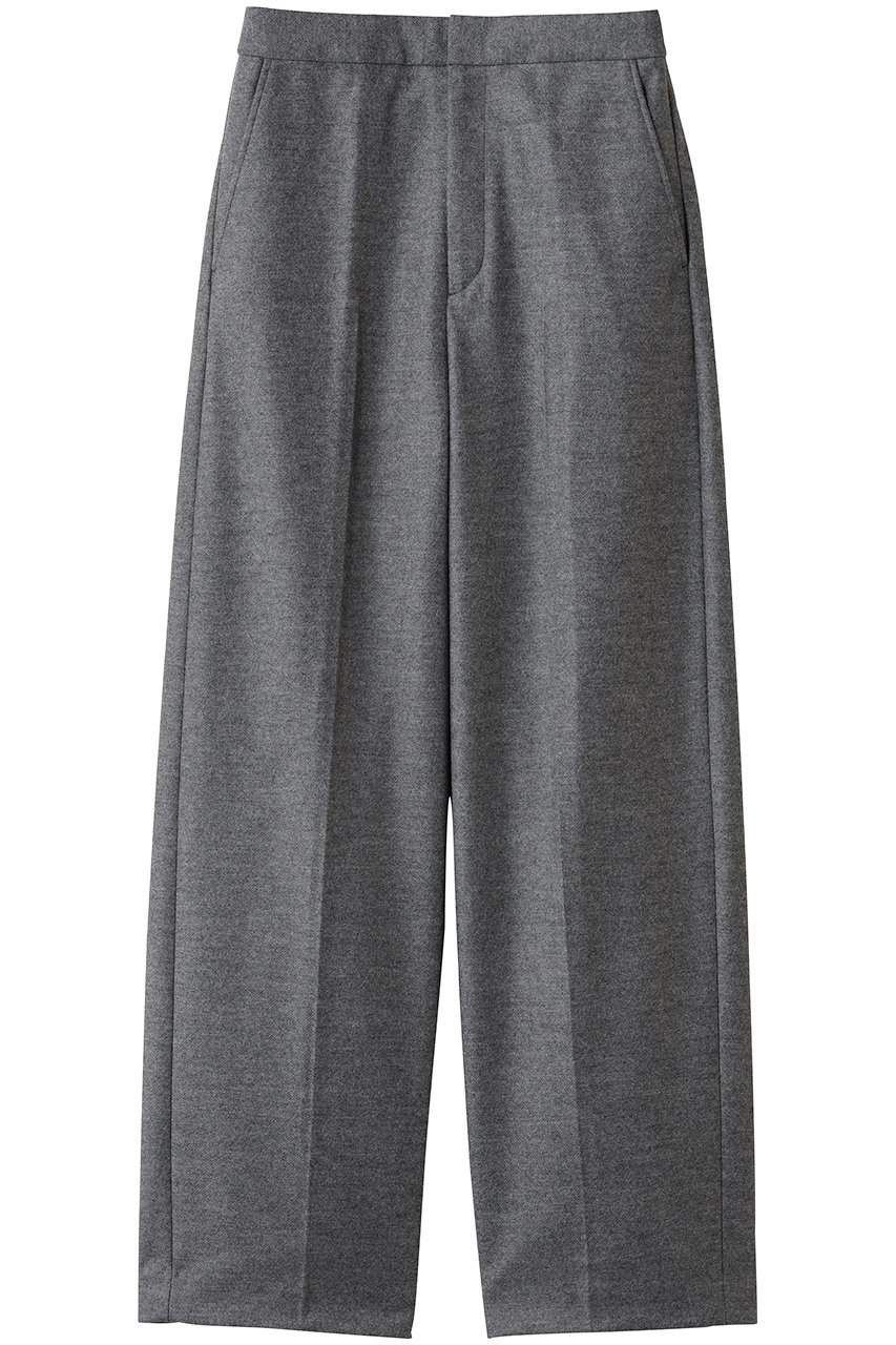 esteta 【大きいサイズ】ウールツイルジャージー ワイドパンツ (スレートグレー, 44) エステータ ELLE SHOP esteta 【大きいサイズ】ウールツイルジャージー ワイドパンツ (スレートグレー, 44) エステータ ELLE SHOP