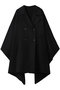 ウールリバー ポンチョ コート エステータ/esteta ブラック