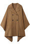 ウールリバー ポンチョ コート エステータ/esteta ベージュ