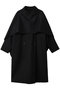 ウールリバー ケープ付き コート エステータ/esteta ブラック