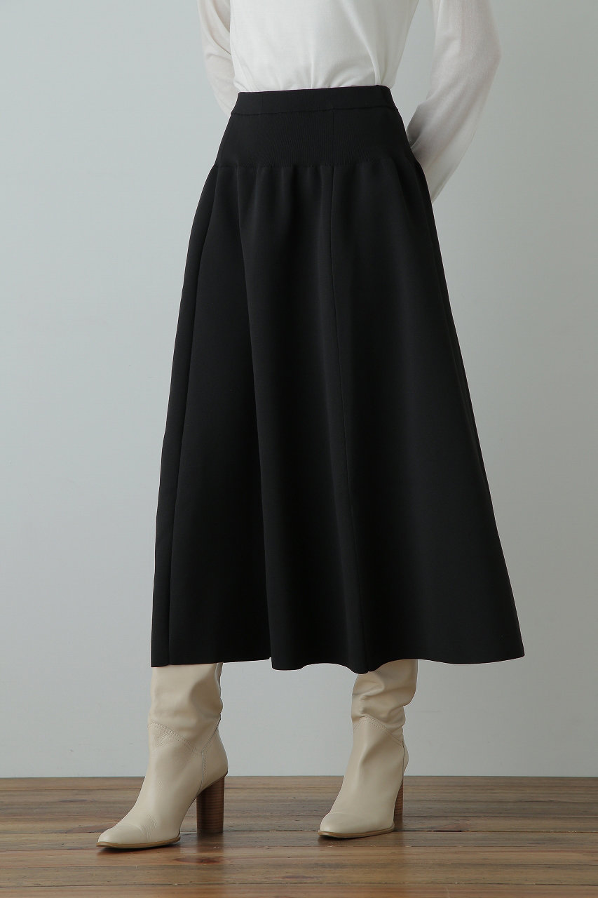 ヒューエルミュージアム/hueLe Museumの【hLM】スポンディッシュニットスカート(ブラック/750-3272201)