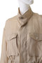 【STUMBLY】Sheer Military Jacket ヒューエルミュージアム/hueLe Museum