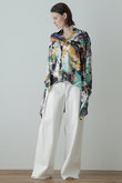 【STUMBLY】Printed Relaxy Shirt