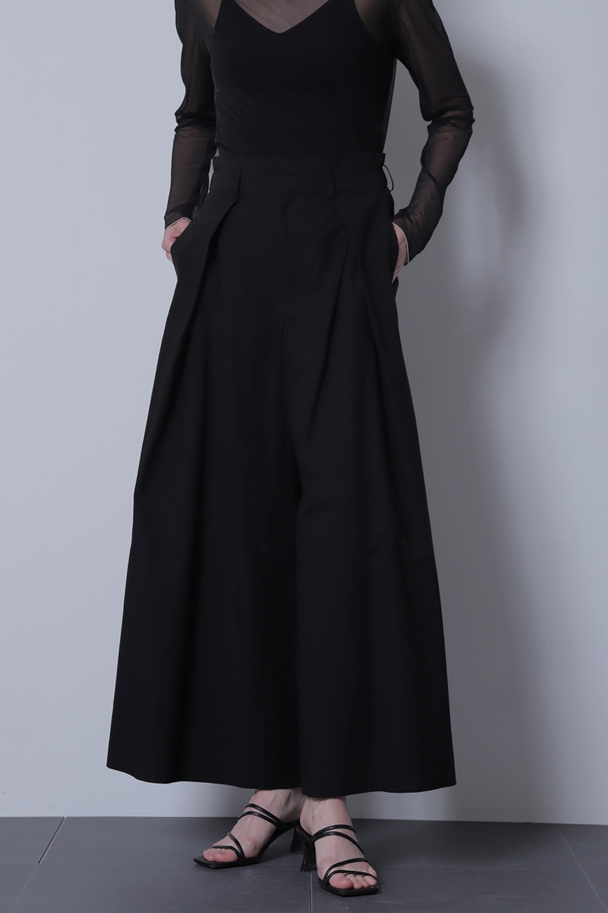 hueLe Museum 【STUMBLY】クロスタックワイドパンツ (ブラック, 36) ヒューエルミュージアム ELLE SHOP hueLe Museum 【STUMBLY】クロスタックワイドパンツ (ブラック, 36) ヒューエルミュージアム ELLE SHOP