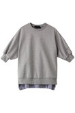 【STUMBLY】Sheer Combi Pullover