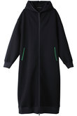 【STUMBLY】Long Back Pleated Zip Up