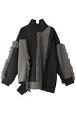 【STUMBLY】Sheer Combi Color Vibration Knits