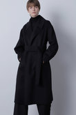 【STUMBLY】Belted Panel Line Coat
