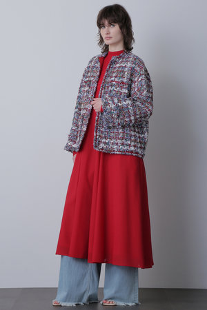 ヒューエルミュージアム/hueLe Museumの【STUMBLY】Round No Collar Jacket(110800/110801)