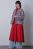 【STUMBLY】Round No Collar Jacket