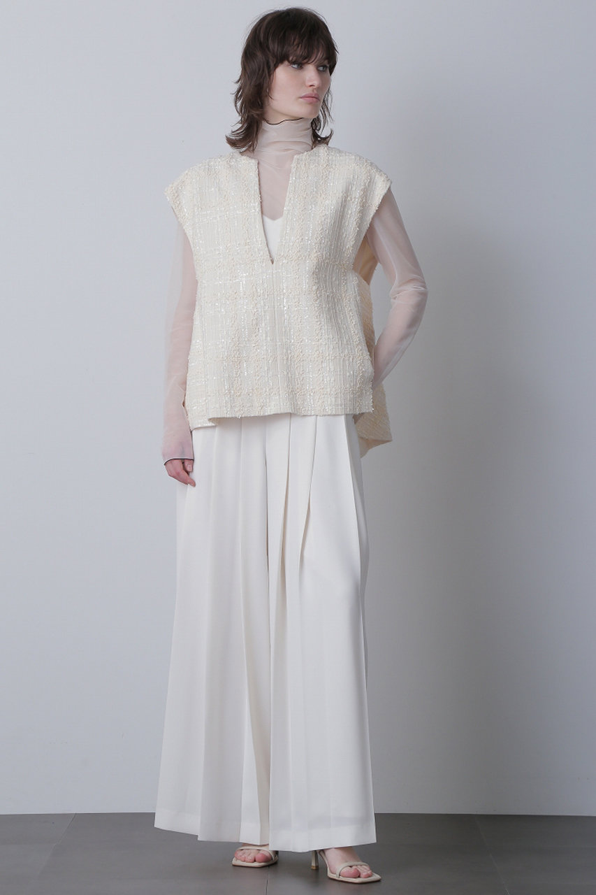 専用です。STUMBLY Tweed Peplum Blouse ／ツイード STUMBLY Tweed Peplum Blouse ／ツイードベスト