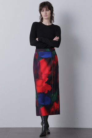 ヒューエルミュージアム/hueLe Museumの【hLM】シアーワイドリブクルーネック(110300/110301)