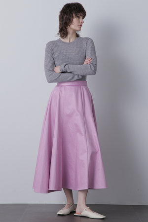 ヒューエルミュージアム/hueLe Museumの【hLM】シアーワイドリブクルーネック(110300/110301)