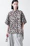 【STUMBLY】Printed Military Shirts ヒューエルミュージアム/hueLe Museum ブルー