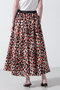 【STUMBLY】Printed Flare Skirt ヒューエルミュージアム/hueLe Museum
