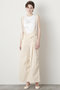 【STUMBLY】Suspender Wide Pants ヒューエルミュージアム/hueLe Museum ホワイト