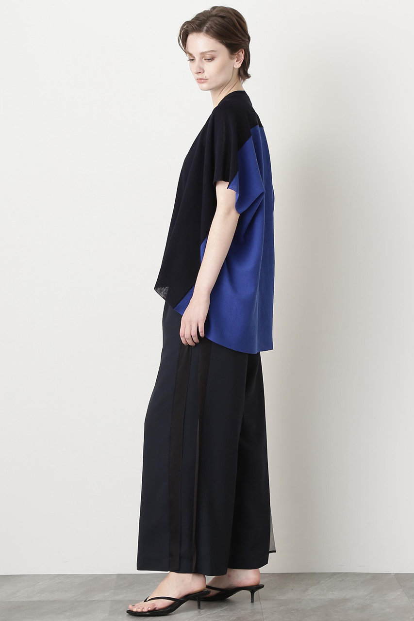 ヒューエルミュージアム/hueLe Museumの【STUMBLY】Side Ribbon Pants(ネイビー/5355130505)