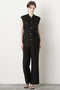 【STUMBLY】Belted Sleeveless Jacket ヒューエルミュージアム/hueLe Museum