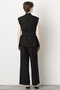 【STUMBLY】Belted Sleeveless Jacket ヒューエルミュージアム/hueLe Museum