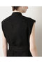 【STUMBLY】Belted Sleeveless Jacket ヒューエルミュージアム/hueLe Museum