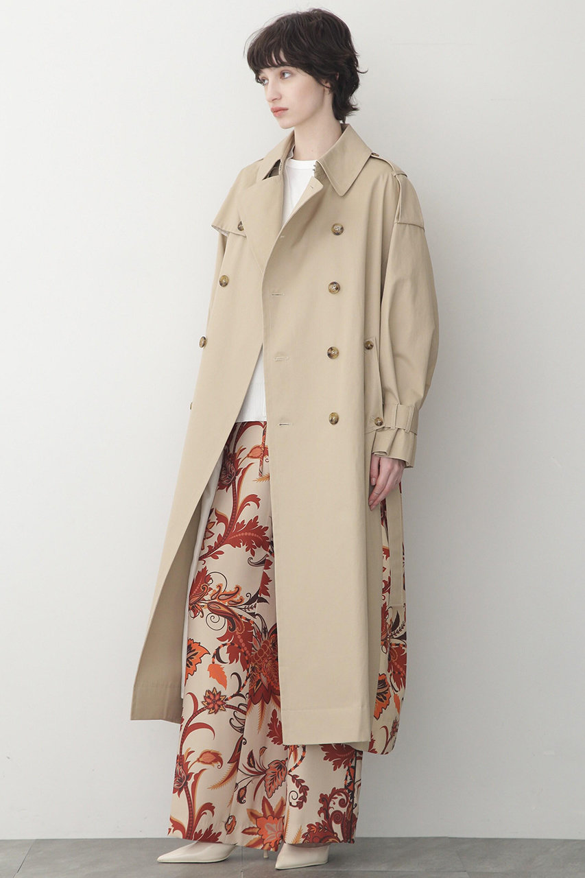 ヒューエルミュージアム/hueLe Museumの【STUMBLY】Back Printed Trench Coat(ベージュ/5355152001)