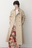 【STUMBLY】Back Printed Trench Coat