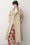 【STUMBLY】Back Printed Trench Coat ヒューエルミュージアム/hueLe Museum