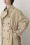 【STUMBLY】Back Printed Trench Coat ヒューエルミュージアム/hueLe Museum