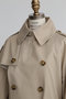 【STUMBLY】Back Printed Trench Coat ヒューエルミュージアム/hueLe Museum