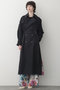 【STUMBLY】Back Printed Trench Coat ヒューエルミュージアム/hueLe Museum