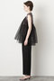 【STUMBLY】Tulle Combination Tops ヒューエルミュージアム/hueLe Museum