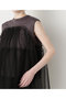 【STUMBLY】Tulle Combination Tops ヒューエルミュージアム/hueLe Museum