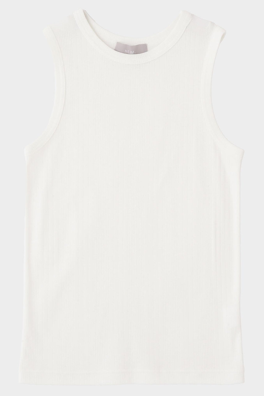 ヒューエルミュージアム/hueLe Museumの【hLM】リブタンク(ホワイト/7505160519)