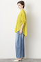 【STUMBLY】Tuck Sleeve Shirt ヒューエルミュージアム/hueLe Museum