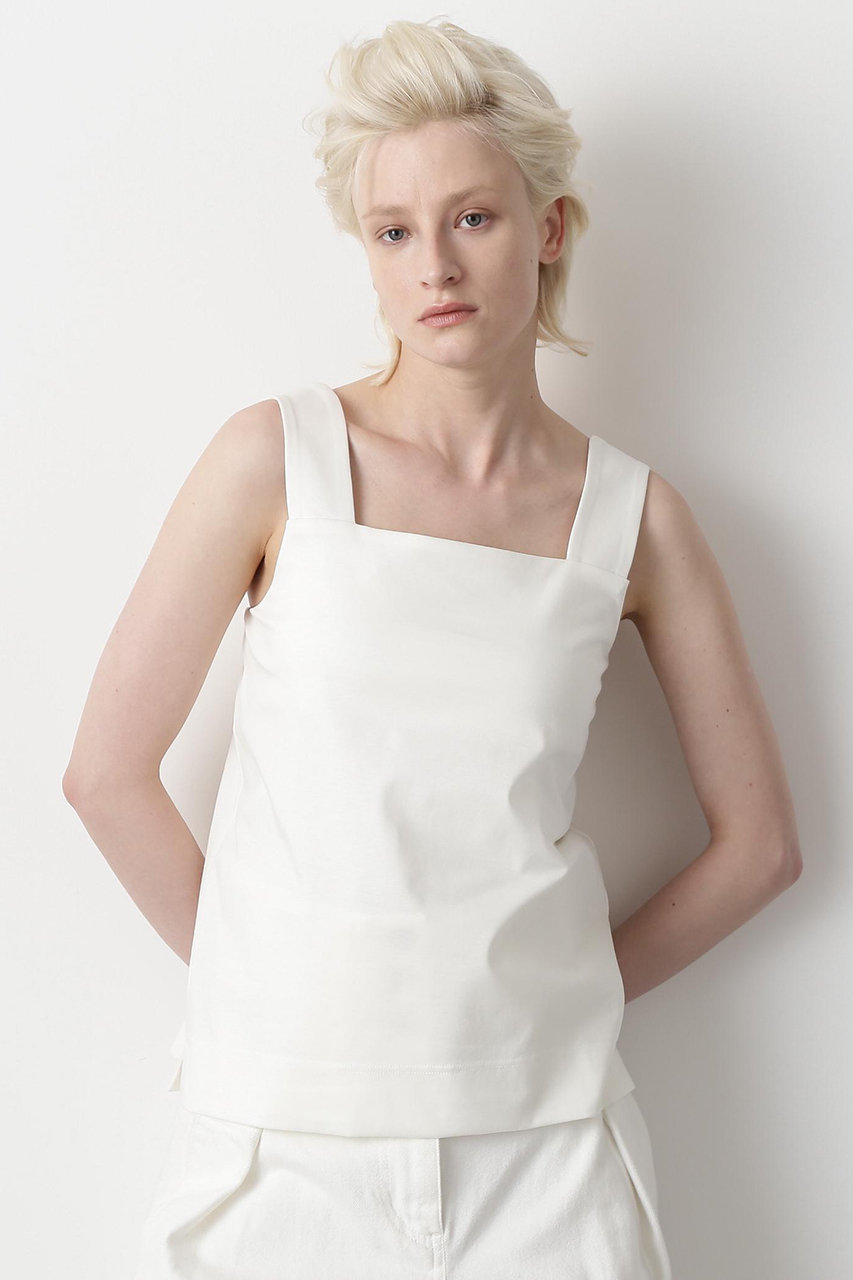 hueLe Museum 【STUMBLY】Straight Line Tank (ホワイト, F) ヒューエルミュージアム ELLE SHOP hueLe Museum 【STUMBLY】Straight Line Tank (ホワイト, F) ヒューエルミュージアム ELLE SHOP