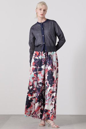 ヒューエルミュージアム/hueLe Museumの【hLM】ビッグフラワープリントギャザーパンツ(110600/110601)