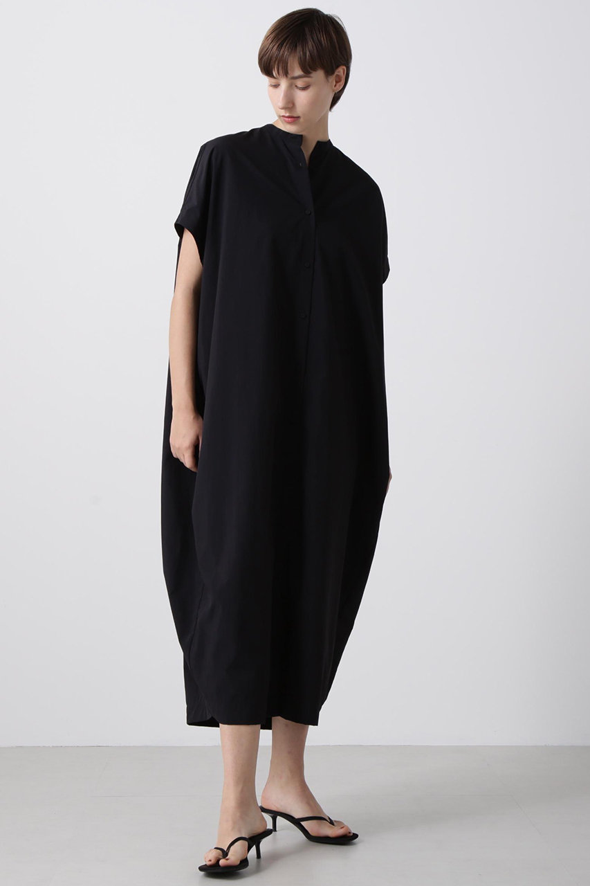 hueLe Museum 【hLM】ハーフスリーブサマードレス (ブラック, 38) ヒューエルミュージアム ELLE SHOP hueLe Museum 【hLM】ハーフスリーブサマードレス (ブラック, 38) ヒューエルミュージアム ELLE SHOP