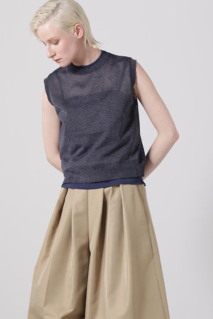 ヒューエルミュージアム/hueLe Museumの【hLM】シアーニットタンク(110300/110301)