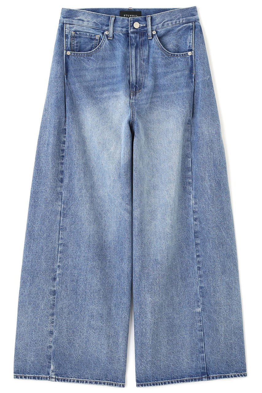 ヒューエルミュージアム/hueLe Museumの【STUMBLY】Side Panel Denim(ブルー/5355230005)