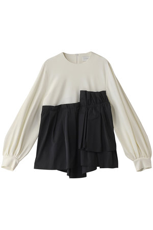 ヒューエルミュージアム/hueLe Museumの【STUMBLY】Taffeta Combination Pullover(110100/110103)