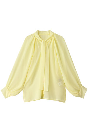 ヒューエルミュージアム/hueLe Museumの【hLM】シフォンボウタイブラウス(110400/110403)