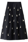 【STUMBLY】Sheer Organdy Tassel Skirt