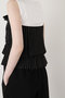 【STUMBLY】Yarn Dyed Side Zip Bustier ヒューエルミュージアム/hueLe Museum
