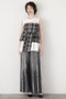 【STUMBLY】Yarn Dyed Side Zip Bustier ヒューエルミュージアム/hueLe Museum